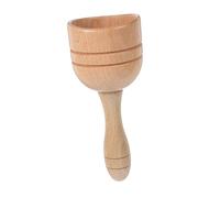 Massaggiatore a Tazza in Legno Khaki per Schiena e Collo | Uso Domestico, Strumento Manuale Multifunzione, Supporto per Corpo e Contorno