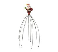 Massaggiatore a testa di polpo per un rilassamento profondo, strumento portatile per capelli e cuoio capelluto, massaggiatore per cuoio capelluto e testa, ideale come regalo di Natale per alleviare lo