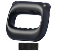 Massaggiatore ad anello fasciale a mani libere, massaggiatore elettrico con cintura regolabile 3 modalità di vibrazione per il rilassamento portatile di tutto il corpo(Nero)