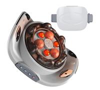 Massaggiatore Addominale Automatico, 3 Livelli Di Intensità Regolabili, Impacco Caldo A Temperatura Costante Di 42°C, Ricaricabile Tramite USB, Rilassa L'addome E La Vita,White