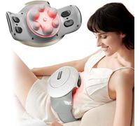 Massaggiatore addominale elettrico senza fili, cintura dimagrante - impastamento in avanti/indietro, timer da 15 minuti per massaggio addominale per digestione, sollievo dalla dismenorrea