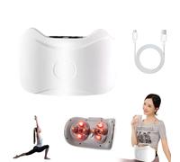 Massaggiatore addominale elettrico senza fili per bruciare i grassi e digestione, massaggiatore addominale elettrico con 3 modalità, massaggio anticellulite per appiattire la pancia (1 pezzo, 14 x 7