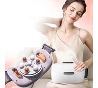 Massaggiatore addominale per alleviare il dolore, strumento automatico per impastare la pancia con 5 modalità e 3 intensità di vibrazione regolabili per schiena, collo e gambe