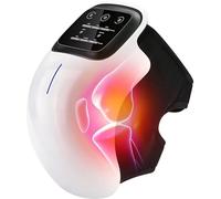 Massaggiatore al ginocchio senza fili - Massaggiatore al ginocchio con calore vibrazione e terapia a infrarossi, display a LED per sollievo dal dolore articolare e muscolare per lesioni e