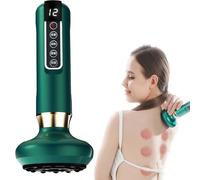 Massaggiatore anticellulite, Macchina per scolpire Il Corpo Regolabile a 12 Marce, massaggiatore Elettrico Senza Fili con Manico, anticellulite per Pancia, Vita, Braccia, Gambe e Massaggio,Verde