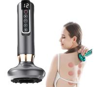 Massaggiatore anticellulite, Macchina per scolpire Il Corpo Regolabile a 12 Marce, massaggiatore Elettrico Senza Fili con Manico, anticellulite per Pancia, Vita, Braccia, Gambe e Massaggio,Nero