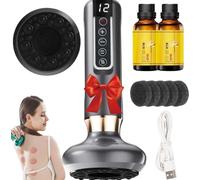 Massaggiatore Anticellulite,Massaggiatore Anti Cellulite, Beauty Massaggiatore Anticellulite Elettrico 12 Livelli Regolabili, Tonificante e Rassodante Tutte le Parti del Corpo (Nero)
