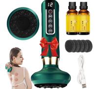 Massaggiatore Anticellulite,Massaggiatore Anti Cellulite, Beauty Massaggiatore Anticellulite Elettrico 12 Livelli Regolabili, Tonificante e Rassodante Tutte le Parti del Corpo (Verde)