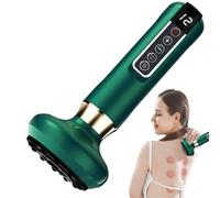 Massaggiatore Anticellulite, Strumento Elettrico For Massaggiatore Gua Sha Portatile Con 6 Modalità Di Aspirazione, Macchina For Il Modellamento Del Grasso For Il Modellamento Del Corpo(Green)