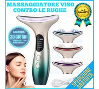 Massaggiatore Antirughe Dispositivo Bellezza viso solleva pelle EMS 45°C anti-ru