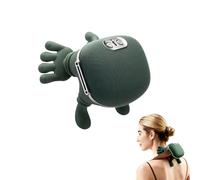 Massaggiatore Bionico Riscaldato For Il Collo Con Mani Vere Sulla Spalla Posteriore Elettrico For Tessuti Profondi 4D Impastamento Spalle Sollievo Dal Dolore Al Collo E Rilassamento Muscolare