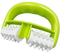 Massaggiatore cellulite con manico - Rullo manuale anti-cellulite per cosce, addome, fianchi, glutei e braccia (verde)