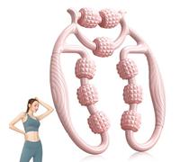 Massaggiatore cellulite, rullo massaggiante manuale, massaggiatore per gambe, 9 ruote, favorisce la circolazione sanguigna, massaggiatore manuale anti-cellulite per gambe, piedi, massaggio delle