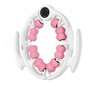 Rullo per massaggio anticellulite - Massaggiatore Cellu Roll Automassaggio Muscolare Gambe Glutei Fitness Yoga (Rosa)