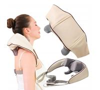 Massaggiatore Cervicale con Calore Rilassante, Massaggiatore Schiena e Collo contro Dolori Muscolari, Uso in Casa, Ufficio o Auto, Regalo per Uomo, Donna, Mamma e Papà