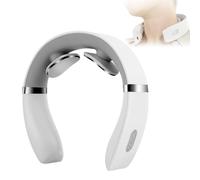 Massaggiatore cervicale con terapia del calore e Shiatsu, massaggiatore elettrico portatile per il collo, 10 modalità, intensità regolabile, design ergonomico, per alleviare il dolore per casa e