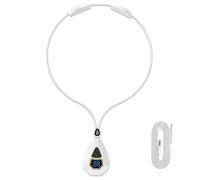 Massaggiatore cervicale EMS per sollievo linfatico - Massaggiatore a impulsi per collo e spalle con calore | Massaggiatore per alleviare il dolore al collo, massaggiatore elettrico per il, dispo