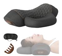 Massaggiatore cervicale Fisiorest 3 in 1, Artuvate Cervicale Fisiorest, Massaggiatore cervicale per dolori cervicali, Massaggiatori per tessuti profondi e spalle (Black)