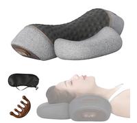 Massaggiatore cervicale Fisiorest 3 in 1, Artuvate Cervicale Fisiorest, Massaggiatore cervicale per dolori cervicali, Massaggiatori per tessuti profondi e spalle (Grey)