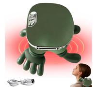 Massaggiatore Cervicale, Massaggiatore Cervicale 4D A Mano Bionica, 3 Impostazioni Di Massaggio E 2 Livelli Di Riscaldamento, M-assaggiatore S-hiatsu Portatile Wireless Per Collo E Schiena, Spalla