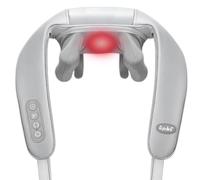 Massaggiatore Cervicale, Massaggiatore Schiena e Collo con Funzione di Riscaldamento e 3 Velocità Regolabili, Natale Regali per Uomini, Donne, Mamma, Papà