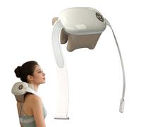 Massaggiatore Cervicale, NAVESO 3D Bionico Massaggiatore Schiena e Collo con Funzione Riscaldante, Elettrico Shiatsu Massaggio Cervicale con 5 Modalità, 3 Livelli e 2 Calore