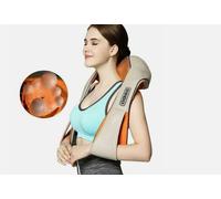 MASSAGGIATORE CERVICALE PER COLLO SCHIENA SPALLE ELETTRICO A CALORE TRE VELOCIT