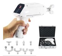 Massaggiatore Chiropratico Elettrico, Strumento Di Regolazione Chiropratica Della Colonna Vertebrale, Con 8 Testine Intercambiabili, 600 N, 900 N, 1500 N Opzionali, For La Regolazione(White,900N)