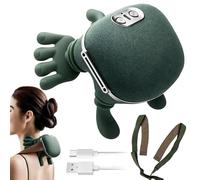 Massaggiatore Collo Calore,Dispositivo Vibrante Con 3 Velocità E 2 Modalità Di Calore | Massaggiatore Della Spalla Ricaricabile Per Muscoli Del Corpo - Per Uso In Spa Per Donne Uomini E Amici