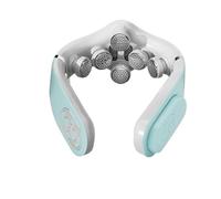 Massaggiatore Collo Intelligente,Telecomando magnetico 6D,Impulso Elettrico Massaggiatore Cervicale,Massaggiatore Collo Elettrico Portatile, Adatto a tutti i luogh B