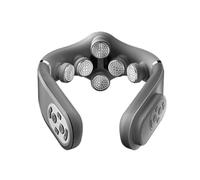 Massaggiatore Collo Intelligente,Telecomando magnetico 6D,Impulso Elettrico Massaggiatore Cervicale,Massaggiatore Collo Elettrico Portatile, Adatto a tutti i luogh A