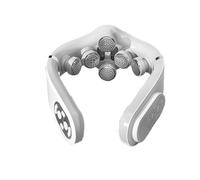 Massaggiatore Collo Intelligente,Telecomando magnetico 6D,Impulso Elettrico Massaggiatore Cervicale,Massaggiatore Collo Elettrico Portatile, Adatto a tutti i luogh D