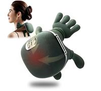 Massaggiatore Collo, Portatile Tessuto Profondo 3d Impastare Cuscino Massaggio Shiatsu con Calore, Leggero per Uso Domestico, Usb-c Ricaricabile, Massaggiatore Elettrico per Collo, Spalle