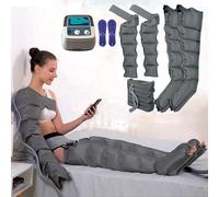 Massaggiatore Compressione d'Aria per Gambali e Addome︱ Pressoterapia per Casa per Gambe︱ Professionale Apparecchio Massaggiatore︱ 6 e 8 Camere d’Aria(Pacchetti Combinati Opzionali)