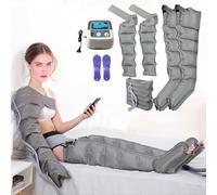 Massaggiatore Compressione D'Aria Per Vitelli, Elettrico Pressoterapia Casa Massagg Per Braccio Vita Gambe, Apparecchio per massaggio,6 Camere D'Aria Pressoterapia