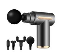 Massaggiatore con 6 livelli di vibrazione regolabili, 4 testine massaggianti sostituibili, potenza nominale 25 W, capacità della batteria 1200 mAh, porta di ricarica tipo C da 7,4 V, 1800-3200 giri