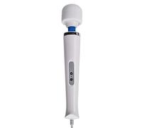 Massaggiatore con bacchetta magica a 10 velocità, vibratori AV con bastoncino da massaggio Giocattoli sessuali con vibratore clitoride sexy per donne Plug-bianco europeo