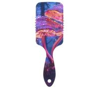 Massaggiatore con funghi neon, spazzola districante per capelli, pettini da donna