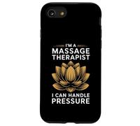 Massaggiatore con scritta "I Can Handle Pressure Funny Gift Custodia per iPhone SE (2020) / 7/8
