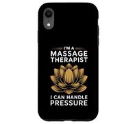 Massaggiatore con scritta "I Can Handle Pressure Funny Gift Custodia per iPhone XR