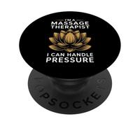 Massaggiatore con scritta "I Can Handle Pressure Funny Gift PopSockets PopGrip Adesivo