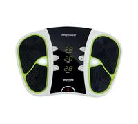 Massaggiatore con Tecnologia TENS ed EMS, Elettrostimolatore a Impulsi Elettrici per 30 Miniuti di Utilizzo, Massaggiatore Plantare con Telecomando, 4 Elettrodi TENS ed EMS e Custodia, Certificato CE