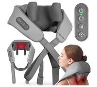 Massaggiatore cordless per il collo shiatsu per le spalle Cintura riscaldamento