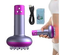 Massaggiatore Corpo Microcorrente - Spazzola Elettrica A Mano Riscaldata Per Cellulite Dimagrante, Terapia Di Vibrazione | Strumento Di Massaggio Elettrico Mano Di Design Moderno Per B