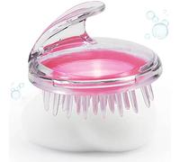 Massaggiatore Cuoio Capelluto Bagnato e Secco, Spazzola per Capelli in Silicone Shampoo Brush, Assistenza sanitaria Spazzola della Doccia del Bagno Pulizia profonda e Esfoliazione Delicata (Rosa)