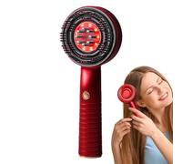 Massaggiatore cuoio capelluto luce rossa Pettine massaggiante per capelli | Spazzola massaggiante elettrica del cuoio capelluto Donne, appartamento, dormitorio, viaggio, sal
