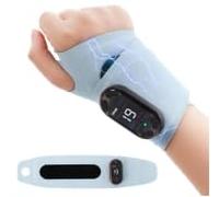 Massaggiatore da polso ricaricabile EMS Impuls, cinturino da polso versatile regolabile, allevia l'affaticamento del polso e rilassa i muscoli (blu)