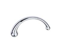 Massaggiatore del punto G,Plug anale in metallo,Asta di stimolazione a doppia estremità in acciaio inossidabile,Giocattoli sessuali per uomini e donne con punto G (Argento, M-20 cm)