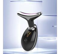 Massaggiatore di bellezza Wavy Chic, Massaggiatore multifunzionale a microcorrente Wavy Chic Dispositivo a microcorrente 10 in 1/951 (Color : Black)