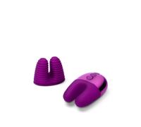Le Wand Double Vibe Cherry Vibrator Massager Rosa
